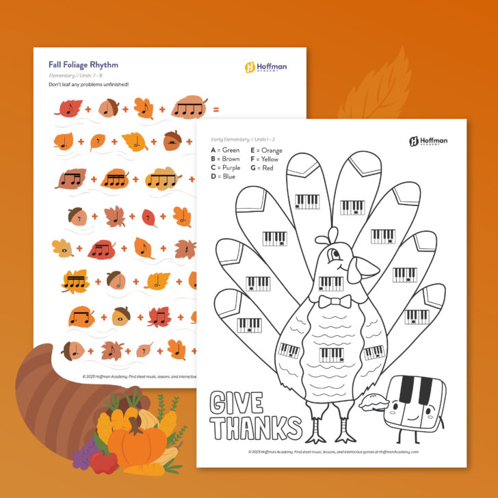 Thanksgiving Music Theory Worksheets Thanksgiving Music Theory Worksheets