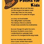 Printable Thanksgiving Poems For Kids Worksheets With Regard To Thanksgiving Poem Worksheet