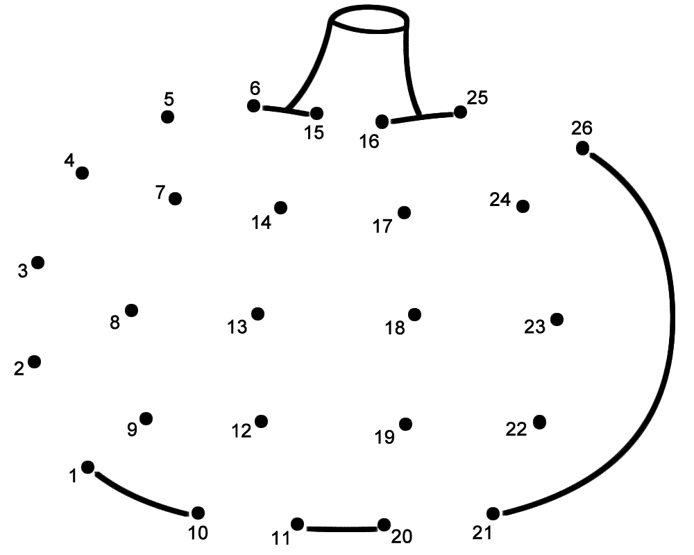 Pumpkin - Connect The Dots, Count1&amp;#039;S (Thanksgiving) throughout Thanksgiving Pumpkin Worksheet