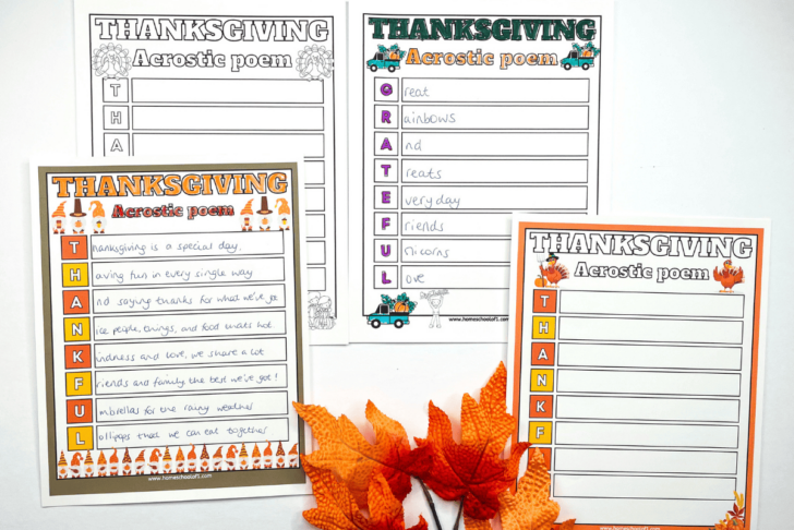 Thanksgiving Acrostic Poem Worksheet Thanksgiving Acrostic Poem Worksheet