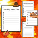 Thanksgiving Acrostic Poems   4 Free Printables   Literacy Learn In Thanksgiving Poem Worksheet