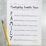 Thanksgiving Acrostic Poems   4 Free Printables   Literacy Learn Intended For Thanksgiving Acrostic Poem Worksheet