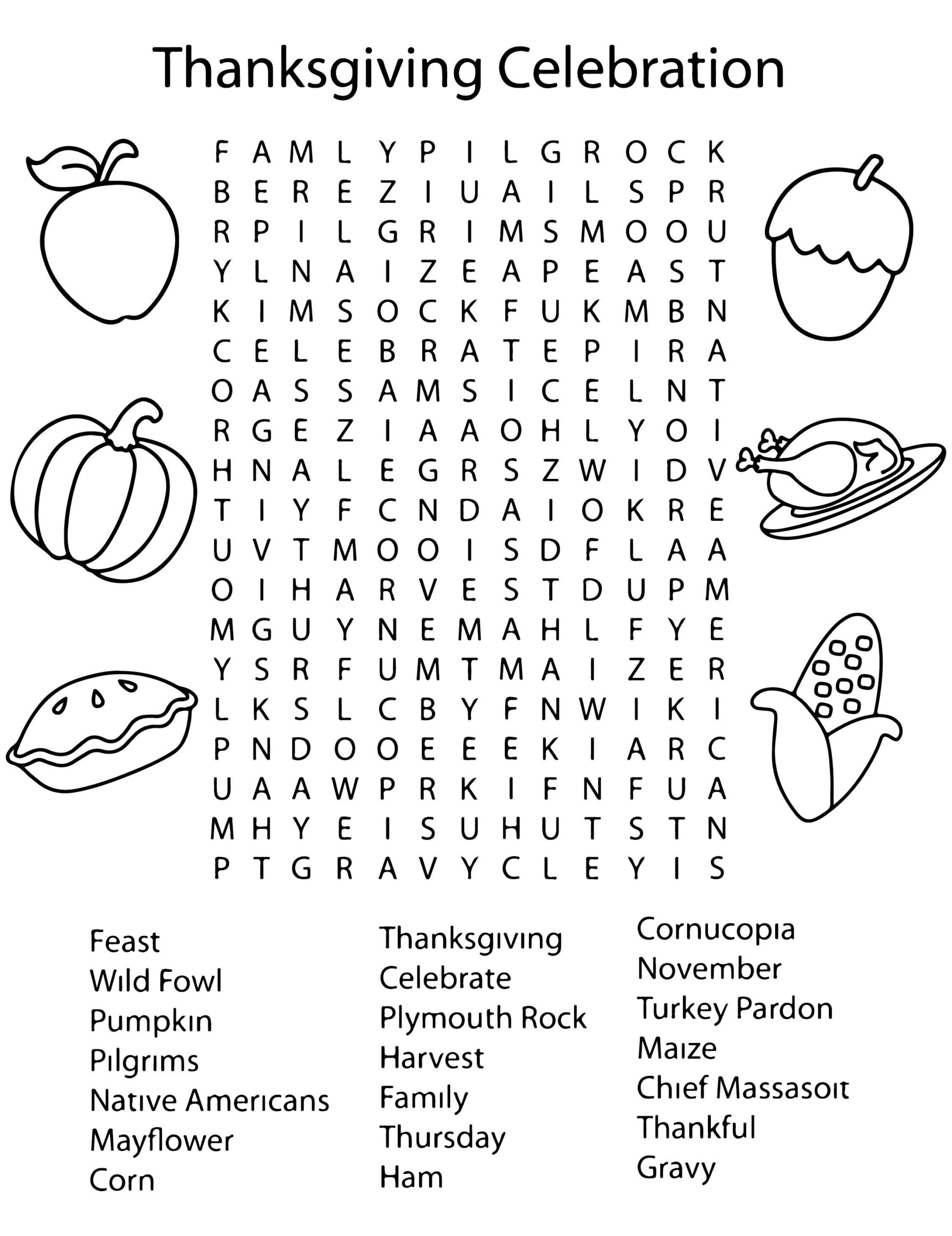 Thanksgiving Activity Sheets - 15 Free Pdf Printables | Printablee within Printable Thanksgiving Activities Worksheets