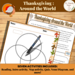 Thanksgiving Around The World   Classful For Thanksgiving Around The World Worksheet
