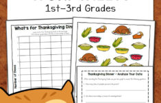 Thanksgiving Bar Graph Worksheet Packet – Mamas Learning Corner throughout Thanksgiving Graph Worksheets