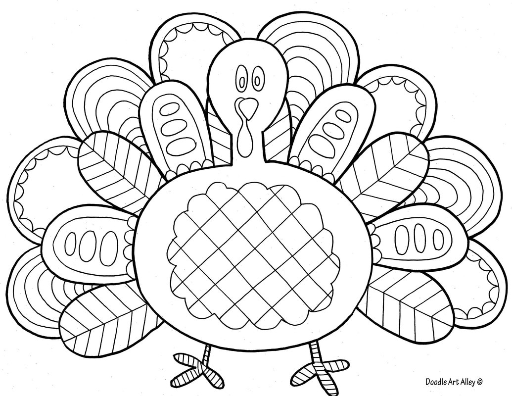 Thanksgiving Coloring Pages - Doodle Art Alley regarding Thanksgiving Worksheets Coloring