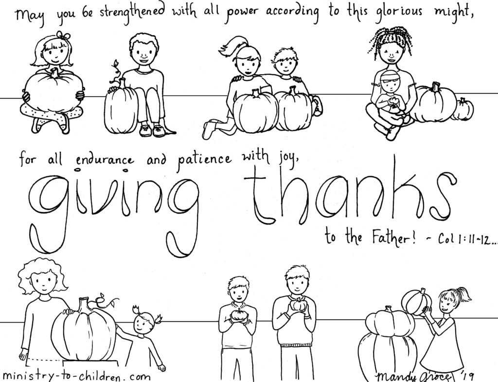 Thanksgiving Coloring Pages (Free Printable For Kids) for Christian Thanksgiving Worksheets