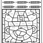 Thanksgiving Colornumber   Superstar Worksheets In First Grade Thanksgiving Math Worksheets