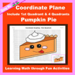 Thanksgiving Coordinate Plane Graphing Picture: Pumpkin Pie | Made Regarding Thanksgiving Pumpkin Graphing Worksheet