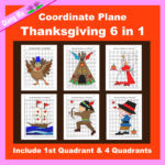 Thanksgiving Coordinate Plane Graphing Picture  Thanksgiving With Regard To Thanksgiving Coordinate Graphing Worksheet