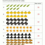 Thanksgiving Counting Worksheets With Thanksgiving Worksheet Answers
