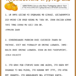 Thanksgiving Cryptograms Throughout Thanksgiving Cryptogram Worksheet