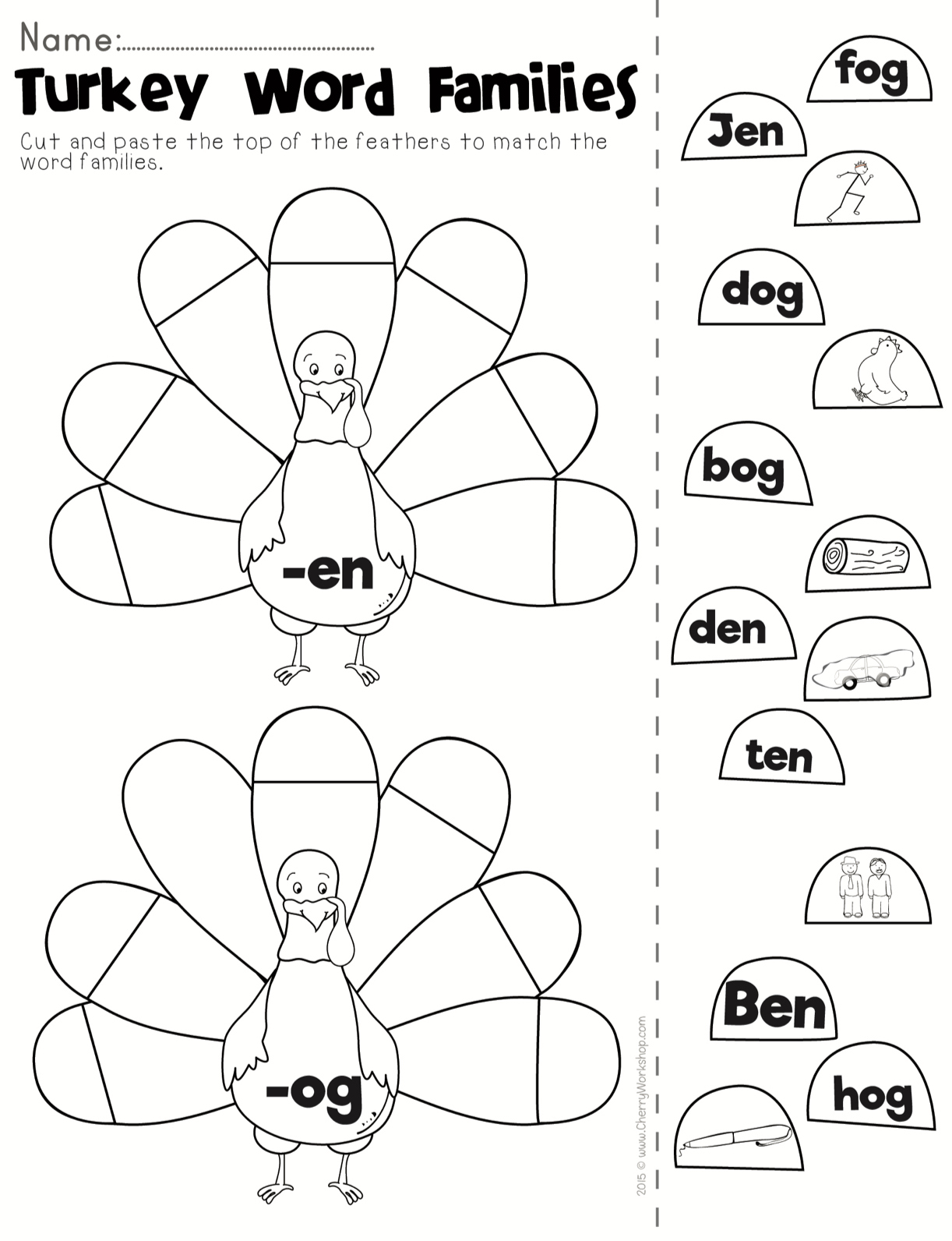 Thanksgiving Cvc Word Activity Pages regarding Thanksgiving Cvc Worksheets Free