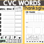 Thanksgiving Cvc Word Activity Pages With Regard To Thanksgiving Cvc Worksheets Free