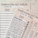 Thanksgiving Day Timeline Worksheet And My Menu   Worthing Court In Planning A Thanksgiving Dinner Worksheet