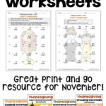 Thanksgiving Decimal Worksheet Bundle With Regard To Thanksgiving Decimal Worksheets
