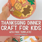 Thanksgiving Dinner Paper Plate Craft | Free Pdf Template In Thanksgiving Plate Worksheet