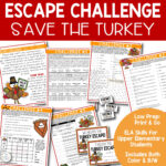 Thanksgiving Escape Challenge   The Collaborative Class Inside Thanksgiving Challenge Worksheet Answers