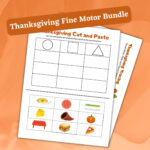 Thanksgiving Fine Motor Worksheets   Etsy In Thanksgiving Fine Motor Worksheets