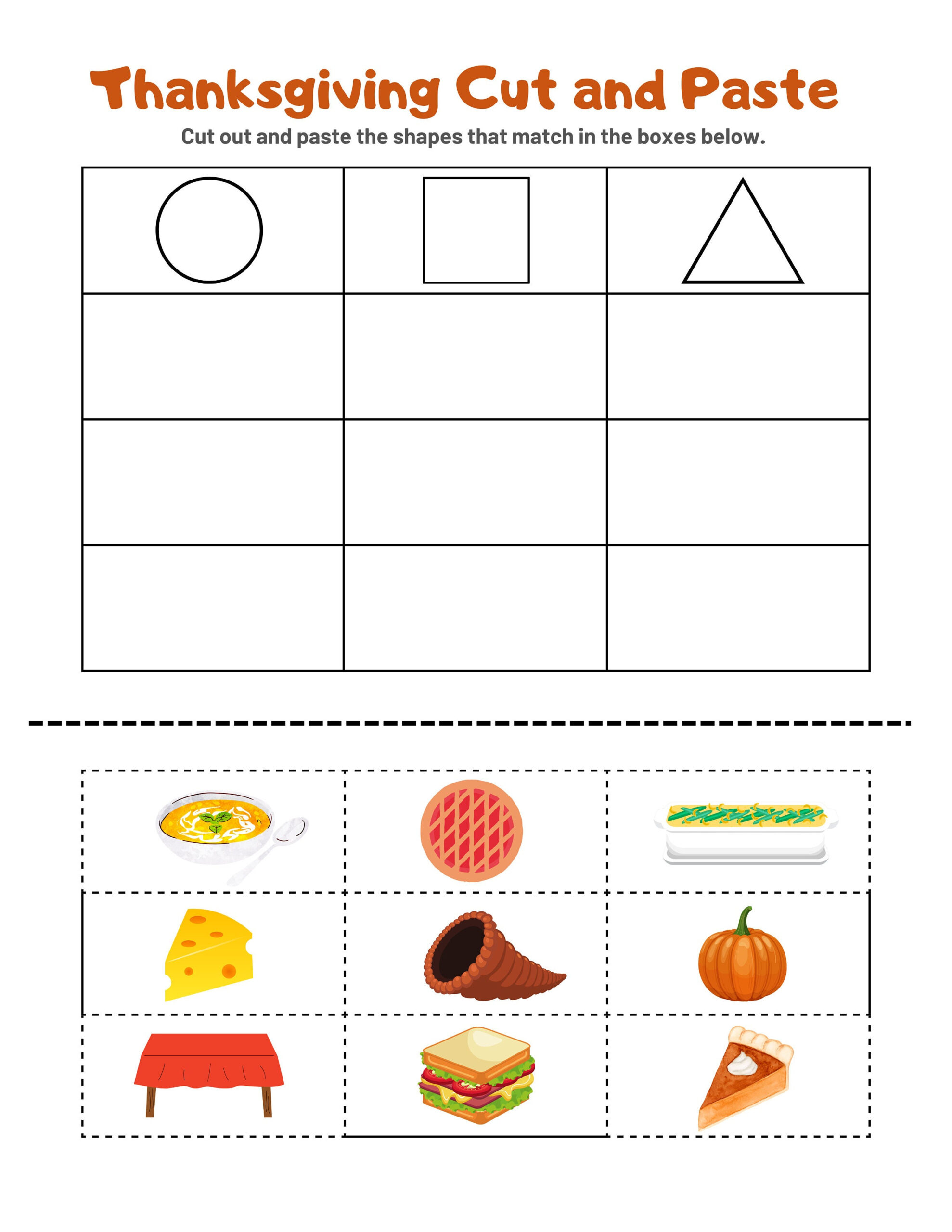 Thanksgiving Fine Motor Worksheets - Etsy with Thanksgiving Worksheet Preschool