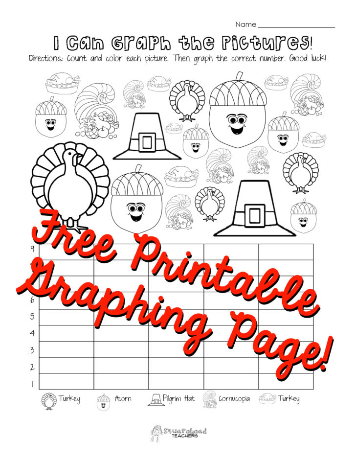 Graphing Thanksgiving Worksheets Graphing Thanksgiving Worksheets