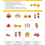 Thanksgiving Lesson (A1 Level) Gener…: English Esl Worksheets Pdf With Regard To Thanksgiving ESL Worksheets