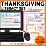 Thanksgiving Literacy Unit Print And Digital   The Teacher Next Door Regarding Thanksgiving Cause And Effect Worksheets