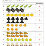 Thanksgiving Math Activities For Kindergarten Throughout Thanksgiving Counting Worksheets For Preschoolers