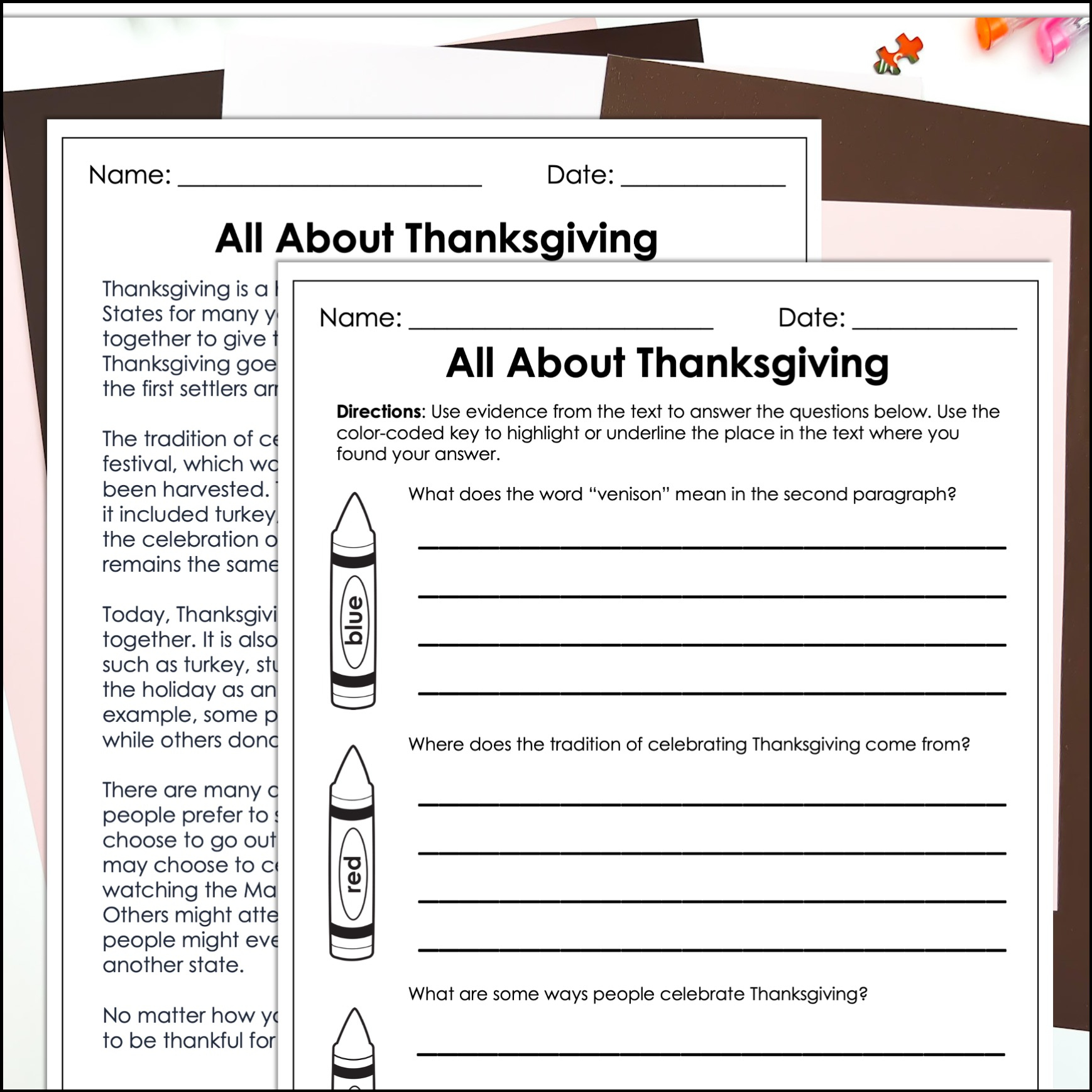 Thanksgiving Math Worksheet Alternatives | Fraction Turkey within Thanksgiving Worksheet 5Th Grade