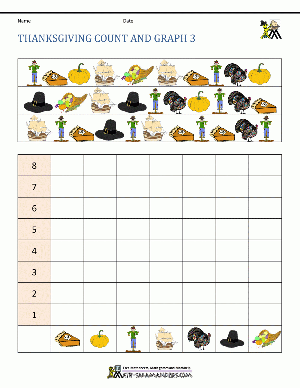 Thanksgiving Math Worksheets 2Nd Grade intended for Free Printable Thanksgiving Math Worksheets