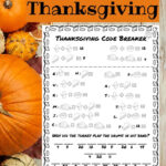 Thanksgiving Math Worksheets Free | Code Breaker Regarding Thanksgiving Code Worksheet