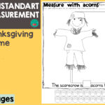 Thanksgiving   Measure With Acorns Regarding Thanksgiving Measurement Worksheet