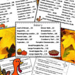 Thanksgiving Menu Math: Multistep Addition And Subtraction Word Within Thanksgiving Menu Math Worksheets