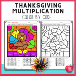 Thanksgiving Multiplication Colorcode | Fun Math Activities With Regard To Thanksgiving Multiplication Worksheets