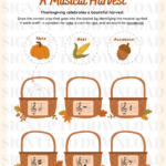 Thanksgiving Music Worksheet   Happy Musical Harvest (Ks1/2) In Thanksgiving Music Worksheets