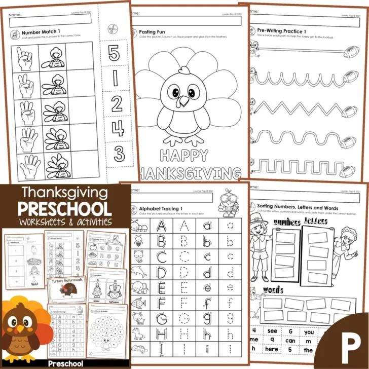Preschool Thanksgiving Worksheets Free Printables Preschool Thanksgiving Worksheets Free Printables