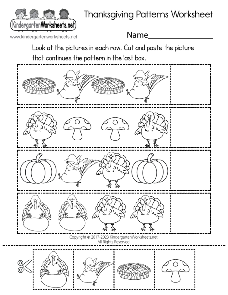Thanksgiving Activity Worksheets