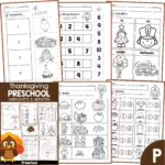 Thanksgiving Preschool Worksheets And Activities No Prep For Thanksgiving Syllable Worksheets