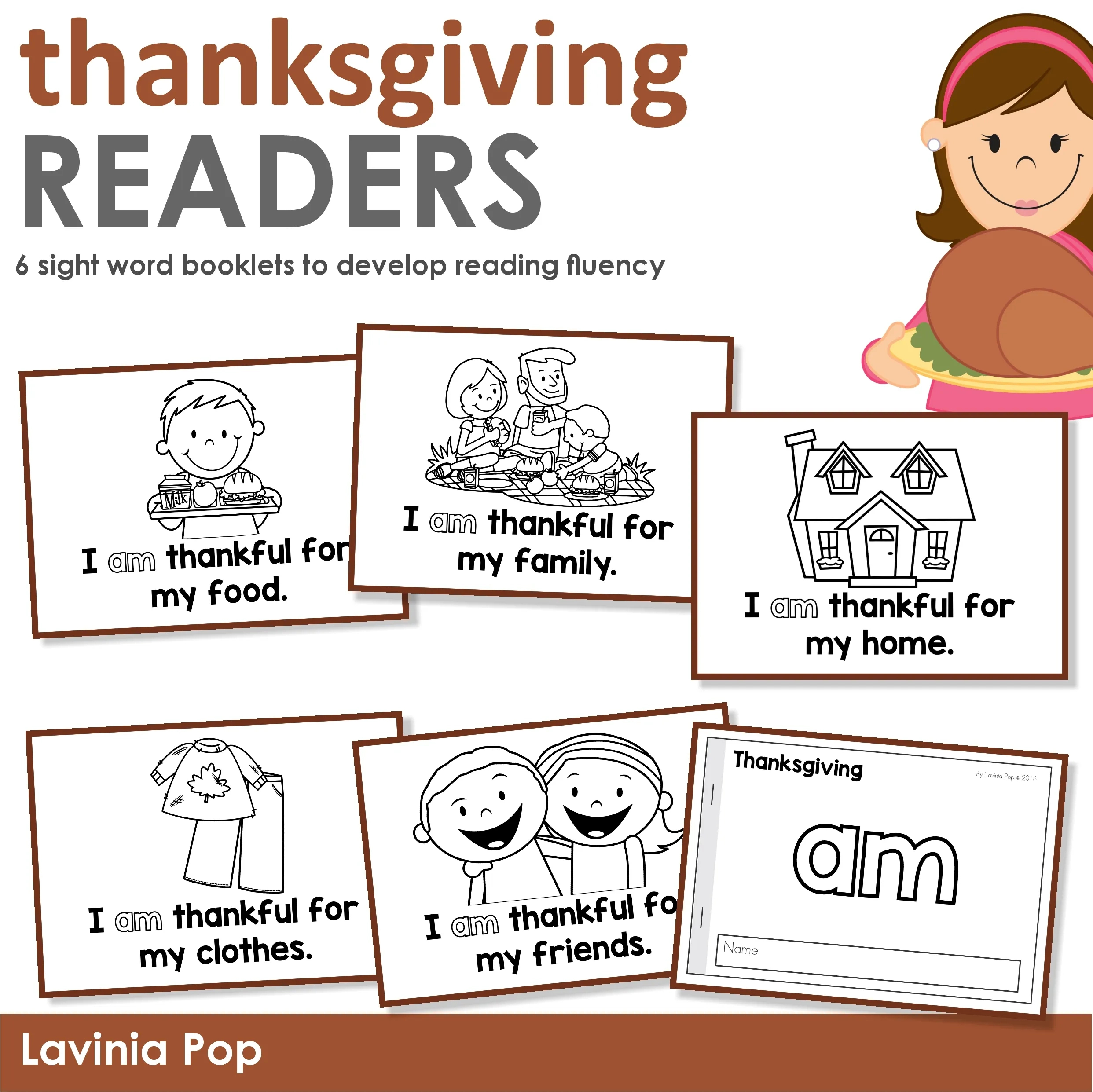 Thanksgiving Read &amp;amp; Trace Sight Word Readers - In My World with regard to Thanksgiving Sight Word Worksheets