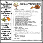 Thanksgiving Science Worksheets No Prep Acitivities   Thrifty In With Thanksgiving Science Worksheet