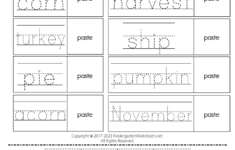 Thanksgiving Tracing Worksheet – Free Printable, Digital, & Pdf inside Canadian Thanksgiving Worksheets