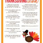 Thanksgiving Trivia (Free Printable)   The Inspiration Board Regarding Thanksgiving Trivia Worksheet