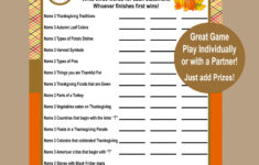Thanksgiving Trivia Game, Think Fast Game, Thanksgiving Printable with regard to Thanksgiving Games Worksheets