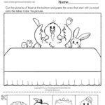 Thanksgiving Vowels In Food Worksheet   Free Printable, Digital, & Pdf In Thanksgiving Phonics Worksheets For Kindergarten