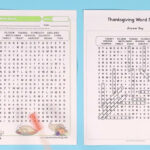 Thanksgiving Words Search Worksheet Within Thanksgiving Challenge Worksheet Answer Key