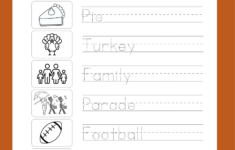 Thanksgiving Writing Words – Classful pertaining to Thanksgiving Pre Writing Worksheets
