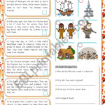 The First Thanksgiving   Esl Worksheetkissnetothedit Inside The First Thanksgiving Worksheet