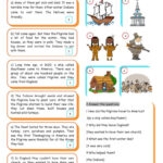 The First Thanksgiving Reading For D…: English Esl Worksheets Pdf Throughout First Thanksgiving Reading Comprehension Worksheet