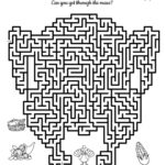 Turkey Maze • Beeloo Printable Crafts And Activities For Kids Within Thanksgiving Maze Worksheet