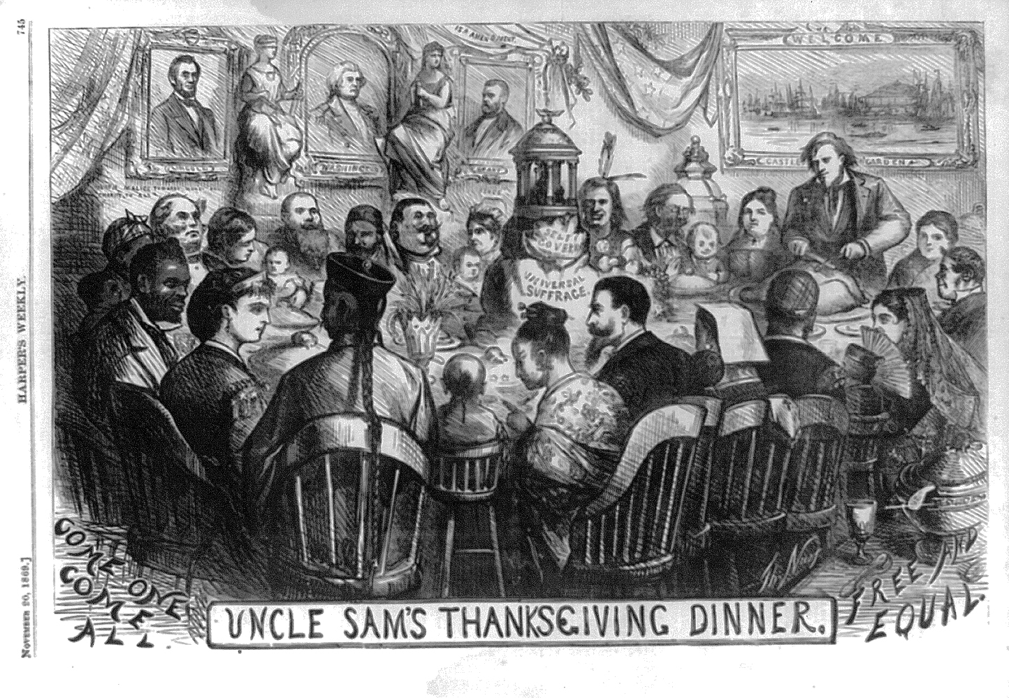 Unit 9: Reconstruction Deconstructed Dbq Document Set And Teacher in Uncle Sams Thanksgiving Dinner Worksheet Answers